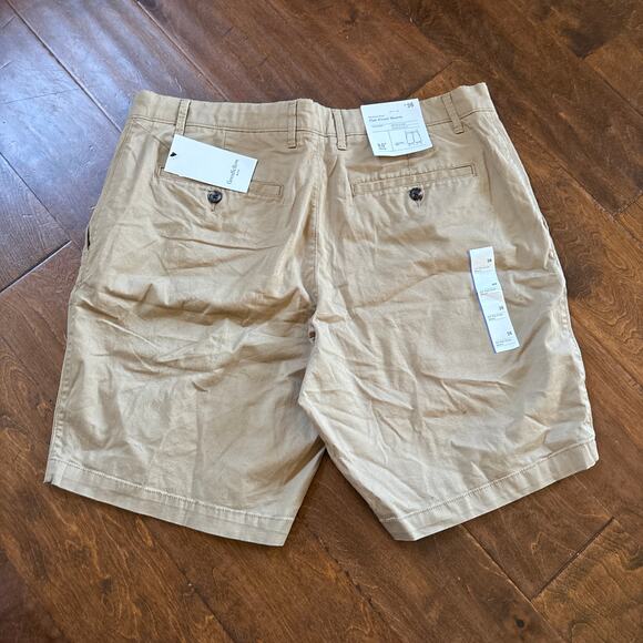 Goodfellow & Co. The Every Wear Flat Front Chino Shorts 9" Inseam Tan Size 32 - Picture 4 of 5